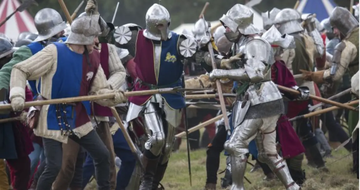 15th century battle scene